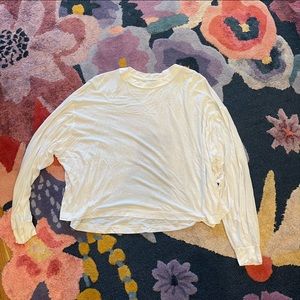 Zara White Long Sleeve Tee